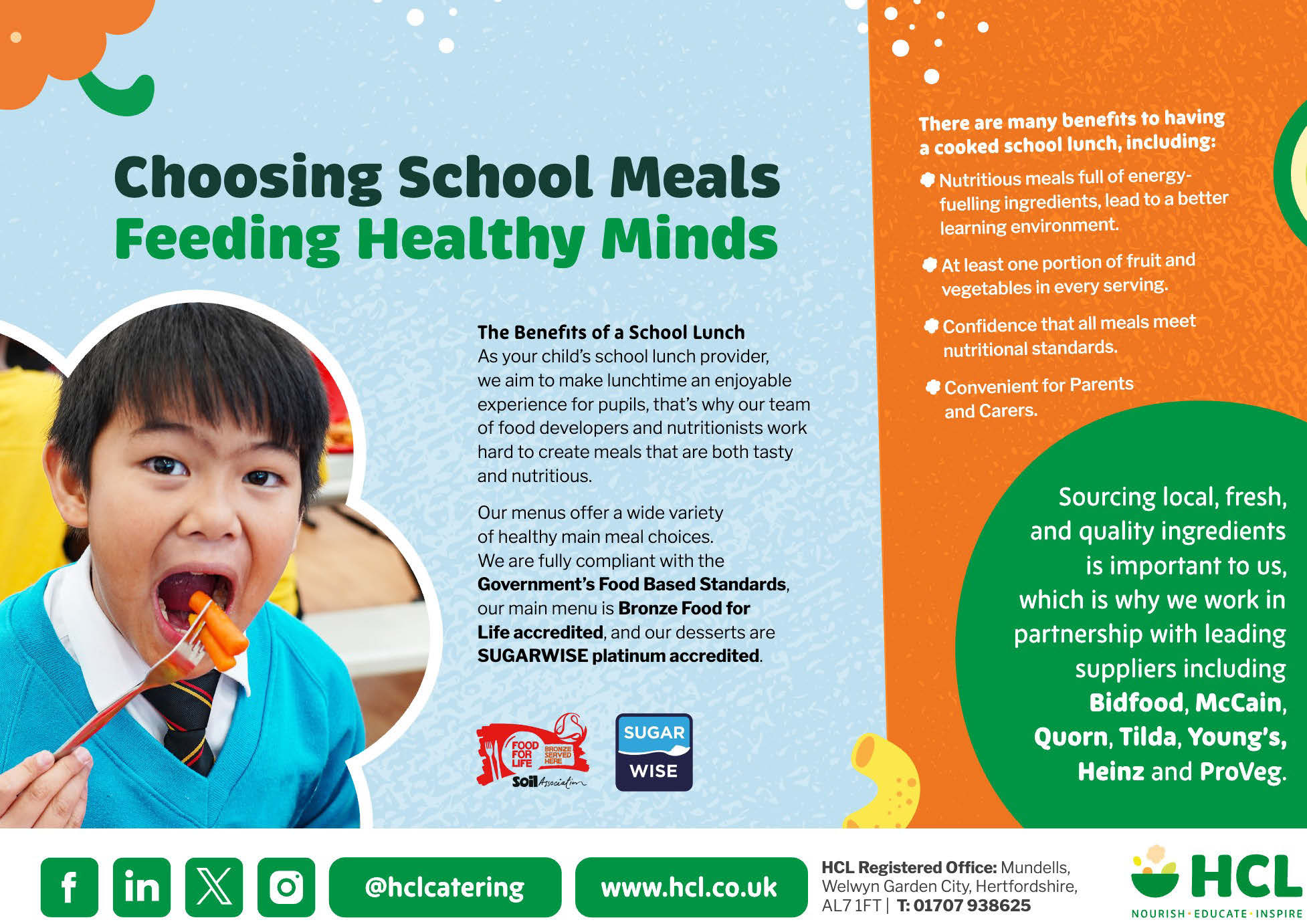 HCL Feeding Healthy Minds Leaflet